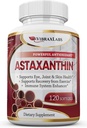 Astaxanthin 10mg Supplement/bedre ren antioksidant fra Microalgae, hjelper hudpleie og øye, Artrittiske ledd, sunn aldring, økende energi, 120 ikke-GMO Softgels - Premium Astaxanthin Supplements