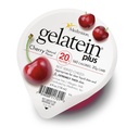 GelaTein Plus Cherry: 20 gram protein. Ideell for klare flytende dietter. Flott pre eller post-workout snack. (pakke med 36)