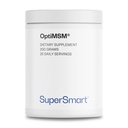 Supersmart OptiMSM (Patted & høy renhet formel) - Methyl-Sulfonyl-Metan MSM Powder Supplement | Vegansk & Glutenfri - 200 g