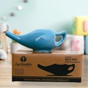 Yoga Neti Pott for Sinus & Congestion Rengjøring  Microwave Mikrobølgeovn og oppvaskmaskin vennlig | Leak bevis holdbar keramisk Neti Pot® Nasal Vaske Håndlaget keramikk - Blå