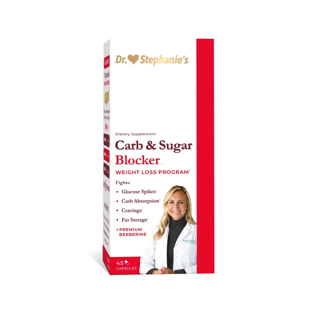 Carb & Sukker Blocker - Mega dose av Berberine & Gymnena Supplement - Ta med måltider for å redusere formet karbohydrater og vekt