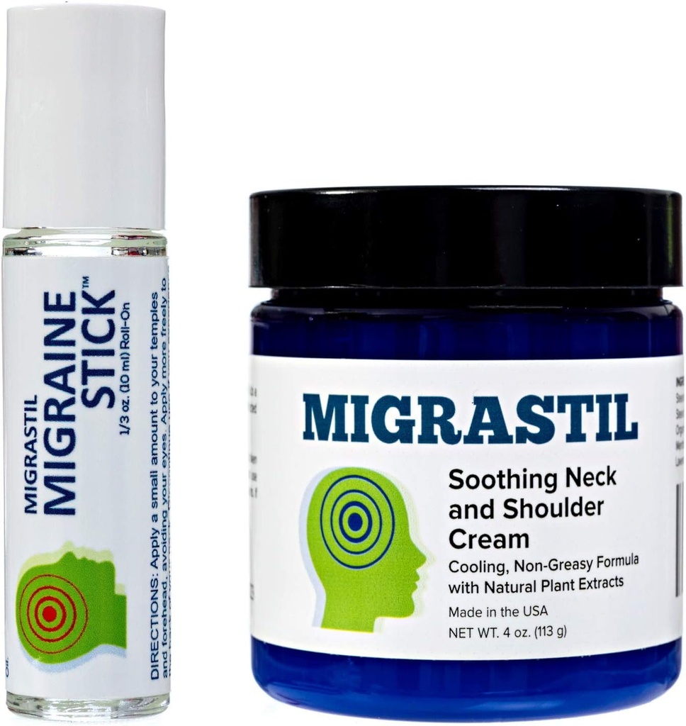 Migrastil Migraine Stick og Soothing hals og skulder krem