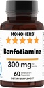 Benfotiamin 300 mg - 60 Veg Kapsler