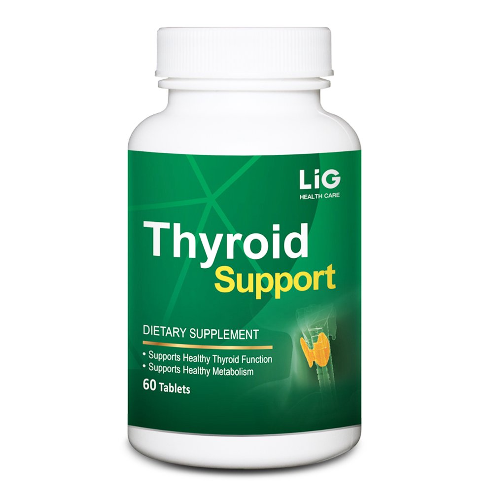 TIG Thyroid Support-Naturlig Supplement for Goiter & Hashimotos Thyroiditis-Balance Hormone nivåer-Maintain Thyroid Gland funksjon