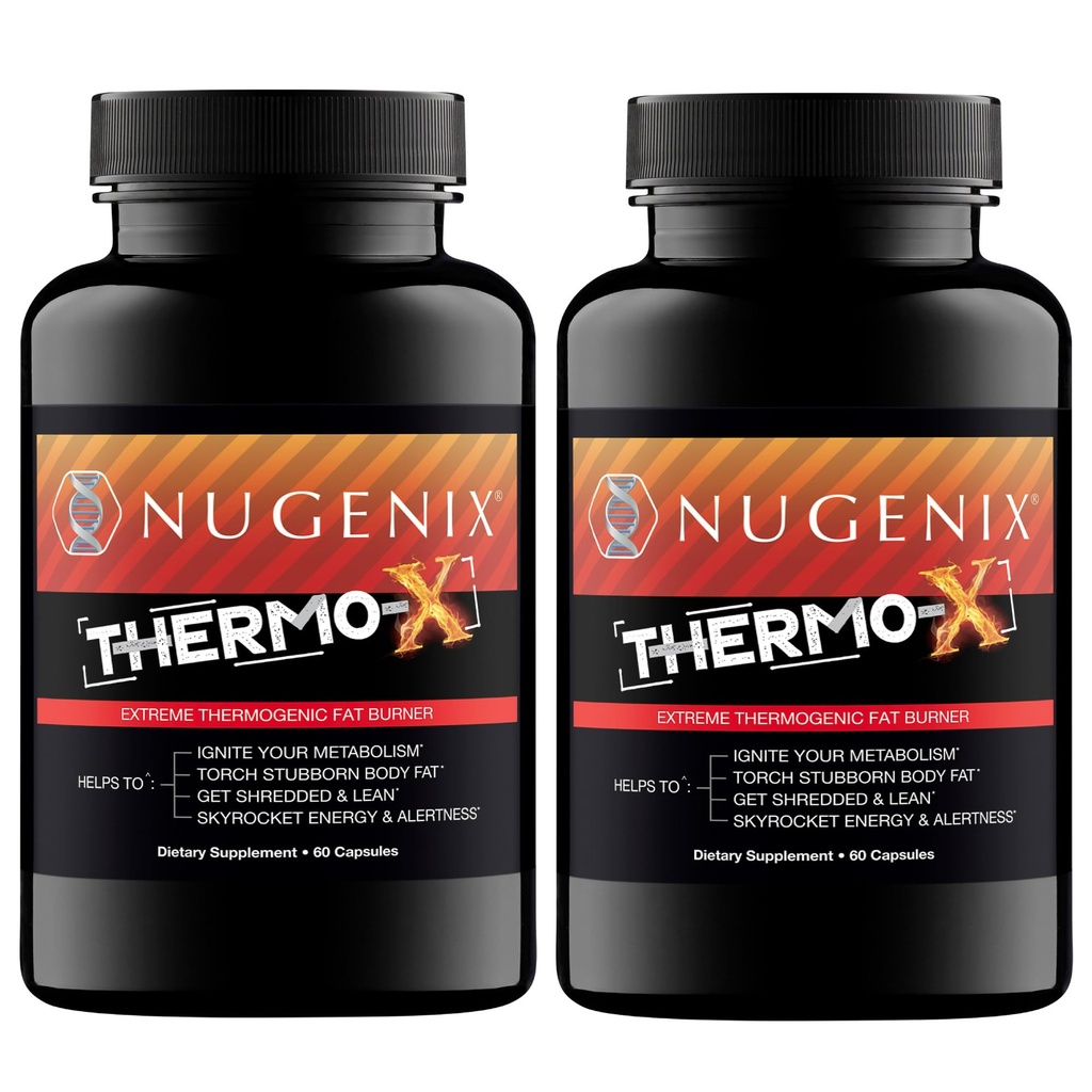 Nugenix Thermo-X: Termogen fettforbrenner Supplement for menn, Ekstreme Metabolic Accelerator, 120 greve