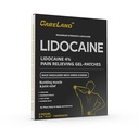 CARELAND 4% Lidocaine Gel Patch, 6 greve | Maks styrke smerte patchs for muskel relief i halsknøye rygg og skulder | Unscented Numbing Patch for beroligende nerver, ledd