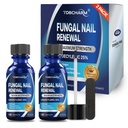 Toenail Fungus behandling ekstra styrke med 25% udecylenic syre og te treolje, Nail Fungus behandling for tånegle og fingernegler, Antifungal negle behandling for skadet negler og tykke tånegler- 2 stk