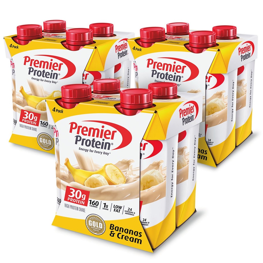 Premier Protein 30g Protein Shake, Banan, 12 greve
