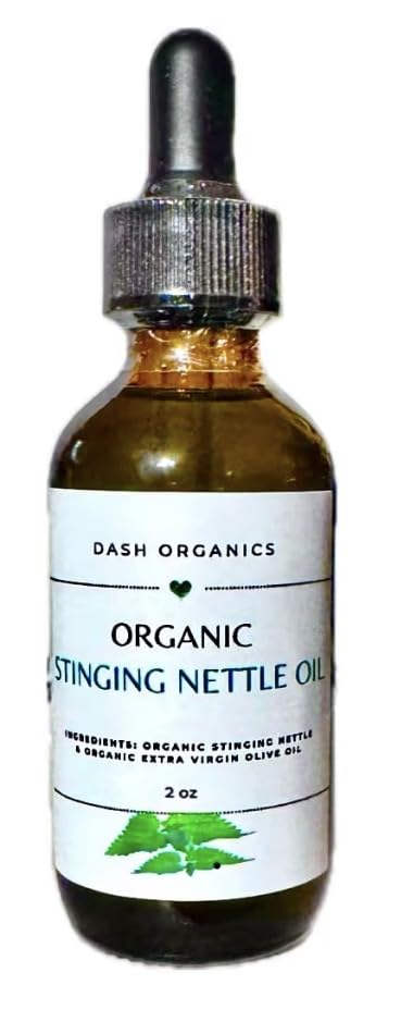 Økologisk Stinging Nettle Olje | 2 oz | Kraftig naturlig hårpleieolje