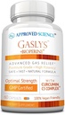 Godkjent vitenskap® GaslysTM - Soothe Digestive Tract, Alleviger gass og magekramper - Artichoke pulver, Ginger, Fennelfrø - 60 greve - Pakke med 1