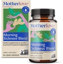 Mormormorsykhet blanding (60 flytende caps) Herbal Supplement for morgensykhet lindring - Vegan, ikke-GMO, organisk urter, Kosher, Soja-fri