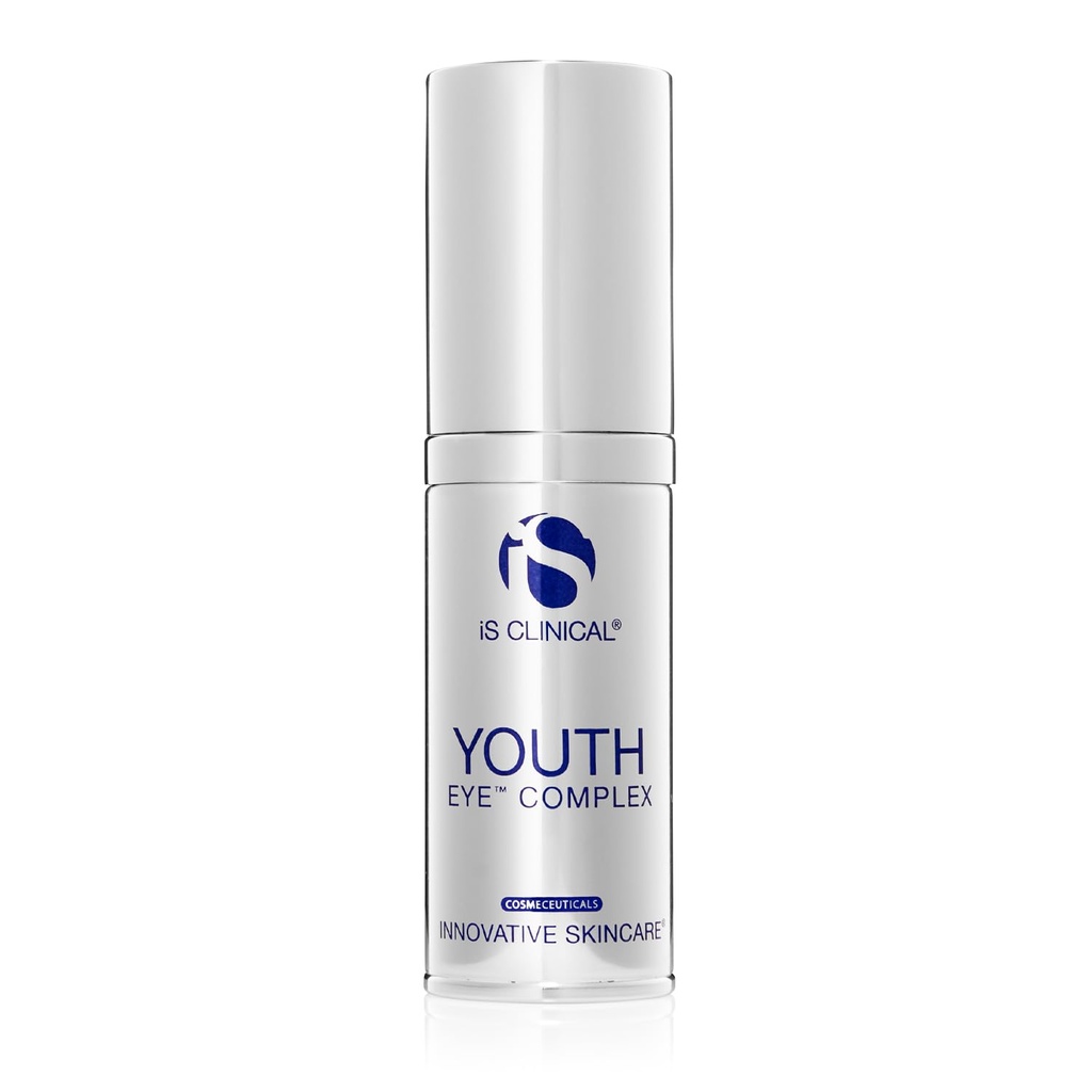 iS CLINICAL Youth Eye Complex, Anti-Aging Brightening Under Øyekrem, Reduserer Puffiness, Hydrating og Firming Eye Cream