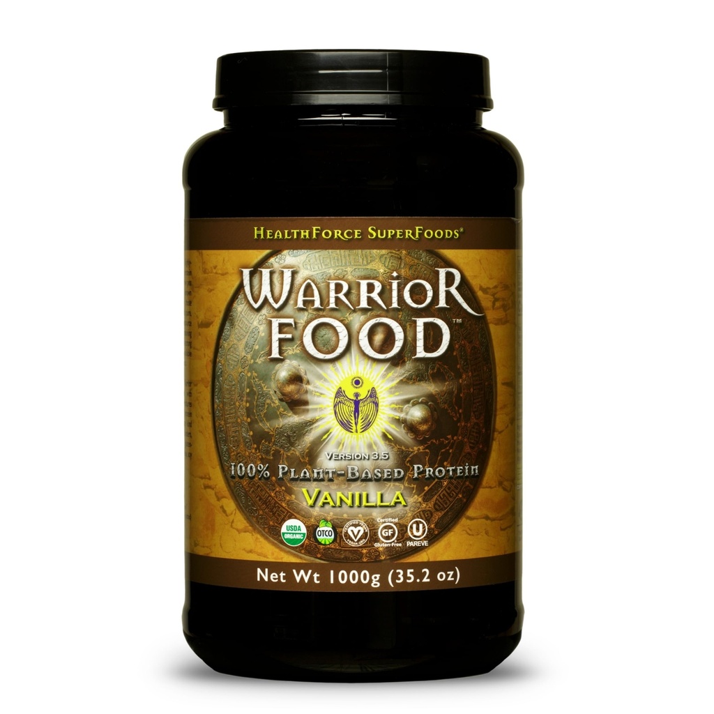 SUPERFOODS Warrior Food Protien pulver - Vanilla Flavor - 1000 gram