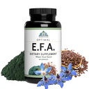 Optimale helsesystemer EFA 1000 mg fra bore, flaksfrø og algaeolje | Safer, plantebasert blanding | essensiell fettsyre Supplement | 60 kapsler