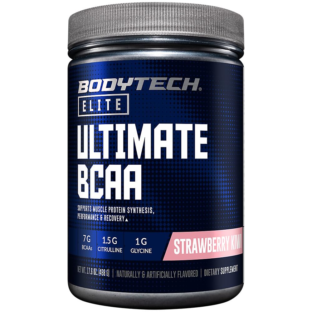 Ultimate BCAA a" støtter muskelproteinsyntese, ytelse og gjenoppretting a" Strawberry Kiwi (17.6 oz./30 Serveringer)