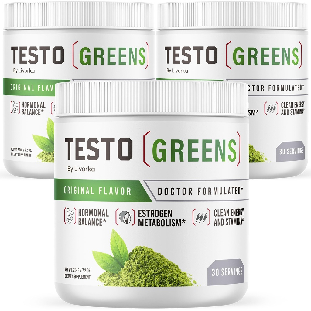 (3 Pack) Testo Greens Powder - Testo Greens, TestoGreens Powder, TestoGreens, TestoGreens Advanced Formula, Testo Greens Alle naturlige Formula, TestoGreens Powder anmeldelser, 90 Serveringer i 3 måneder