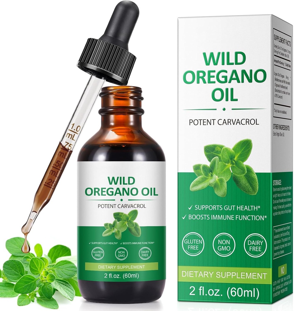 Oregano olje, olje av oregano kan brukes til mann og kvinne - 2 fl oz