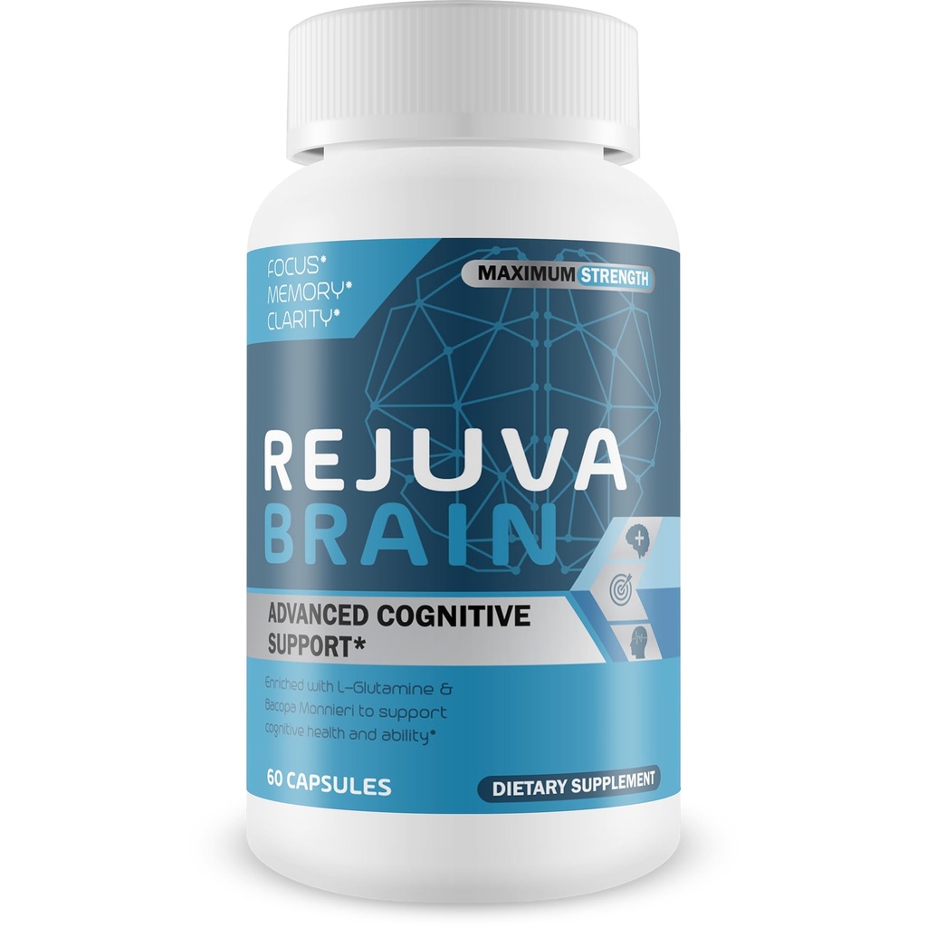 Rejuva Brain-Advanced Kognitiv Støtte-beriket w/L-Glutamin & Bacopa Monnieri å støtte kognitiv helse og evne