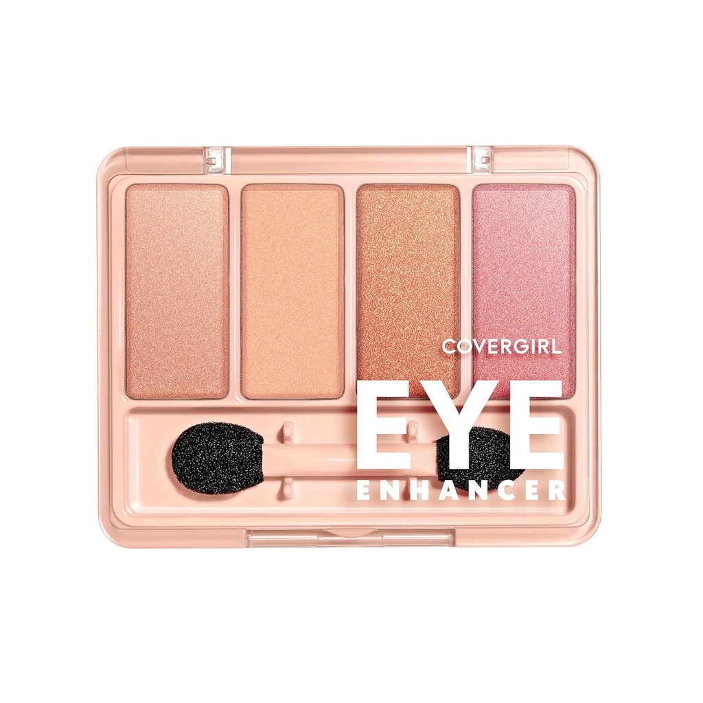 FORSIDEGIRL Øyeforsterker, Bellini Spritz, Øyeskugge Quad, Lett å bære, Ren & Vegan, Talc-Free, Matte & Shimmer Finishes, Smudge-Proof, 0.19oz