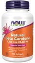 NU Mattilskudd, Natural Beta Caroten 25 000 IU, essensiell ernæring, 180 Softgels
