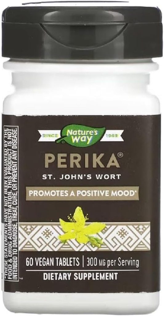 Naturens vei Perika St. John's Wort, pakke med 3