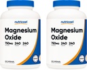 Nutricost magnesiumoksid 750 mg, 240 kapsler (2 flasker)