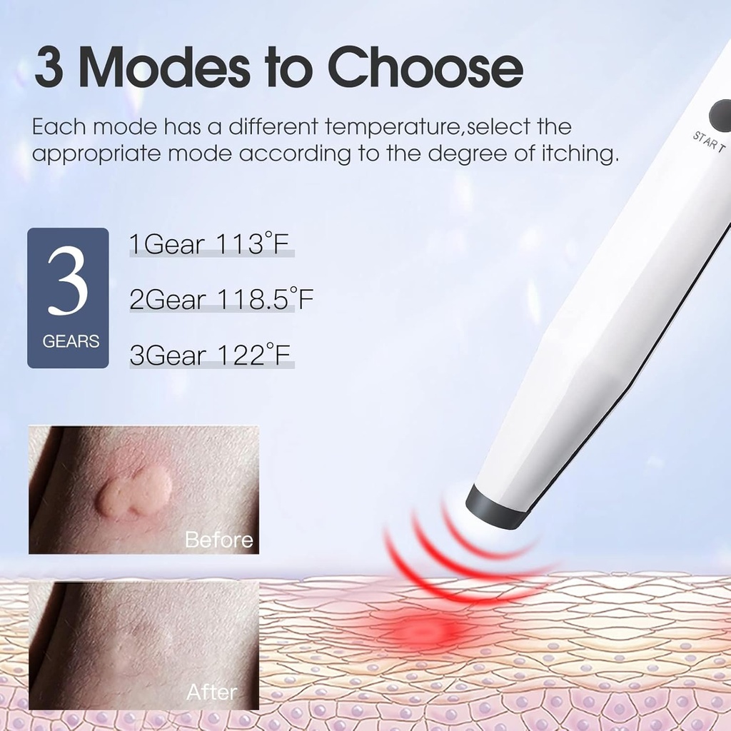 Insekt Sting og Bite Relief, Bug Bite Healer for kjemisk-fri behandling av insekt Bites og Stings, gir naturlig lindring fra kløe og hevelse, for mosquito Bites