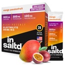 INSALTDTM Sukkerfri elektrolytter pulverpakker med ingen Stevia Aftertaste | høy potens Hydration Packets | Keto Electrolyte Drinks | Intermittent Faste Drikkemiks | 28 Pack (Mango Passion Fruit)