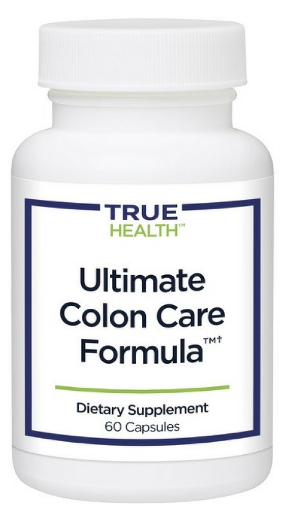 Ultimate Colon Care Formula | Digestiv støtte, Softens Stool, Reduser Gas & Bloating (60 kapsler)