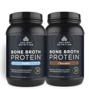 Gamle Nutrition Bone Broth Protein pulver, sjokolade, 40 serveringer + Bone Broth Protein pulver, Vanilla, 40 Serveringer