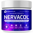 Pharmapulse Neuropathy Nerveterapi og relief Cream - Maks styrke relief krem for fot, hender, ben, tær Inkluderer Alpha Lipoic Acid, Arnica, vitamin B6, Aloe Vera, MSM - Effektiv Soothing 4oz