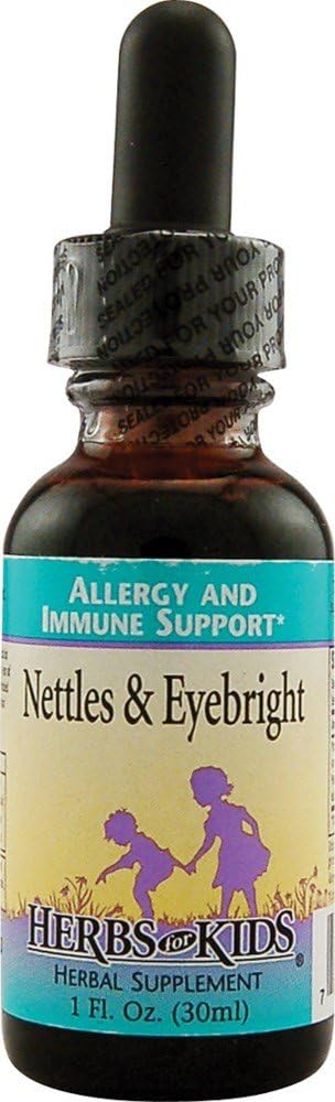 Urter til barn Nettles og Eyebright, 1 Ounce - 3 per sak.