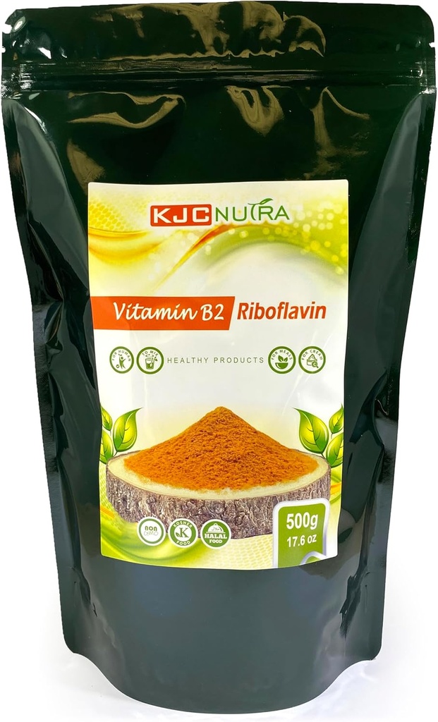 Vitamin B2 pulver 500 g (17,6 oz) RIBOFLAVIN
