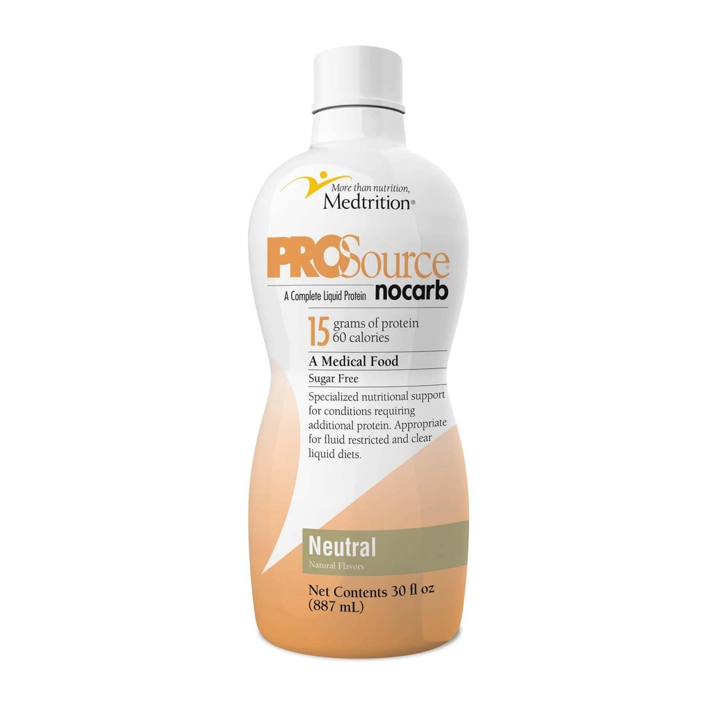 ProSource NoCarb flytende protein, nøytral flavor, 30 Ounce flaske - 1/Each