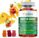 Multi B Vitamin Gummier for barn - med B-Complex B6 B12 B9 (Folat) B7 (Biotin) B5 (Pantothenic Acid), A, C, D, E, Zink, Iodin, Inositol - Energi, Nervesystem, Immunitetsstøtte