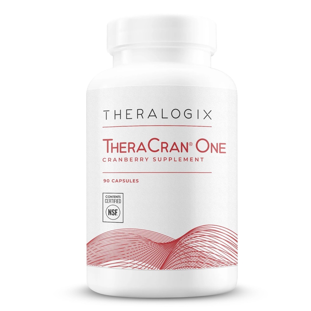 Theralogix TheraCran En Cranberry Capsules - 90-dagers forsyning - Supplement for menn og kvinner - å støtte Urin Tract Health* - 36 mg Soluble PACs per kapsel - NSF Certified, 90 greve (Pack of 1)