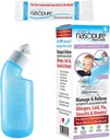 Nasopure Nasal Vaske, liten prøvesett, \"The Nicer Neti Pot\" Sinus Vaskesett, Komfortabel Nasal rens 4 Oz Flaske og 4 saltpakker (3,75 Gr Hver), Nasal Congestion, Kald, Allergi, Nasal Irrigation
