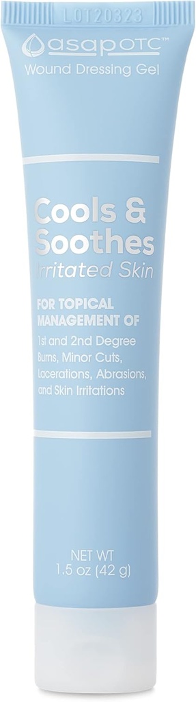 ASAP OTC sår dressing Gel av American Biotech Labs ® SilverSol Ag4O4 24 ppm Healing & Soothing Gel ® 1,5 Oz