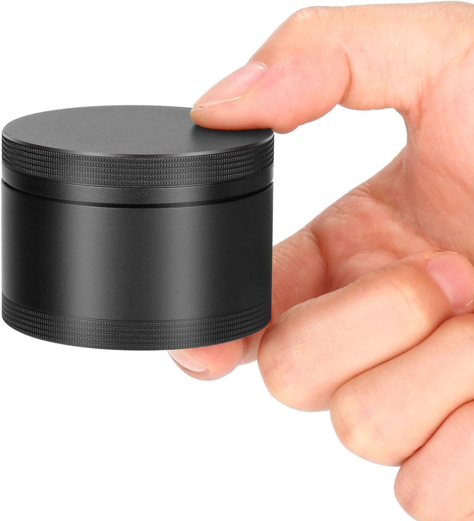Bærbar metall piller veske, enkelt vanntett daglig pille boks for reise, pille container, Aluminium legering rund pille boks Organizer pille holder for medisin Vitamin fisk oljer stor størrelse