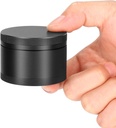 Bærbar metall piller veske, enkelt vanntett daglig pille boks for reise, pille container, Aluminium legering rund pille boks Organizer pille holder for medisin Vitamin fisk oljer stor størrelse