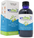 MyVitalC Organic Extra Jomfru Olive Olje - ren ESS60 Antioksidant Supplement - for anti-aldring, oksidasjon, lang levetid, søvn, mer energi - 120ML
