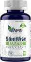 America Medic & Science SlimWise Bariatric Multivitamin – 180 Caplets | 2-Month Supply | Post Gastric Bypass & Erme Support | Jern, B12, vitamin D3, Folate | Easy-to-Swallow Bariatric vitaminer