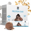 Ja du kan! Høye proteinbiter - Boks med 7-1 pakke: Høye proteinsnacks for hele familien, Protein-Rich Snack, Savory og Flavorful Protein Snack, Sunn og Crunchy Snack på farten (Rocky Road)