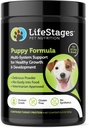 Trinn 1: Puppy Formula 0-3 år for hundevekt gevinst, muskel og felles utvikling, sunn hud og Coat omega 3 & 6, Spirulina, vitamin B6 & probiotika - Vet Godkjent
