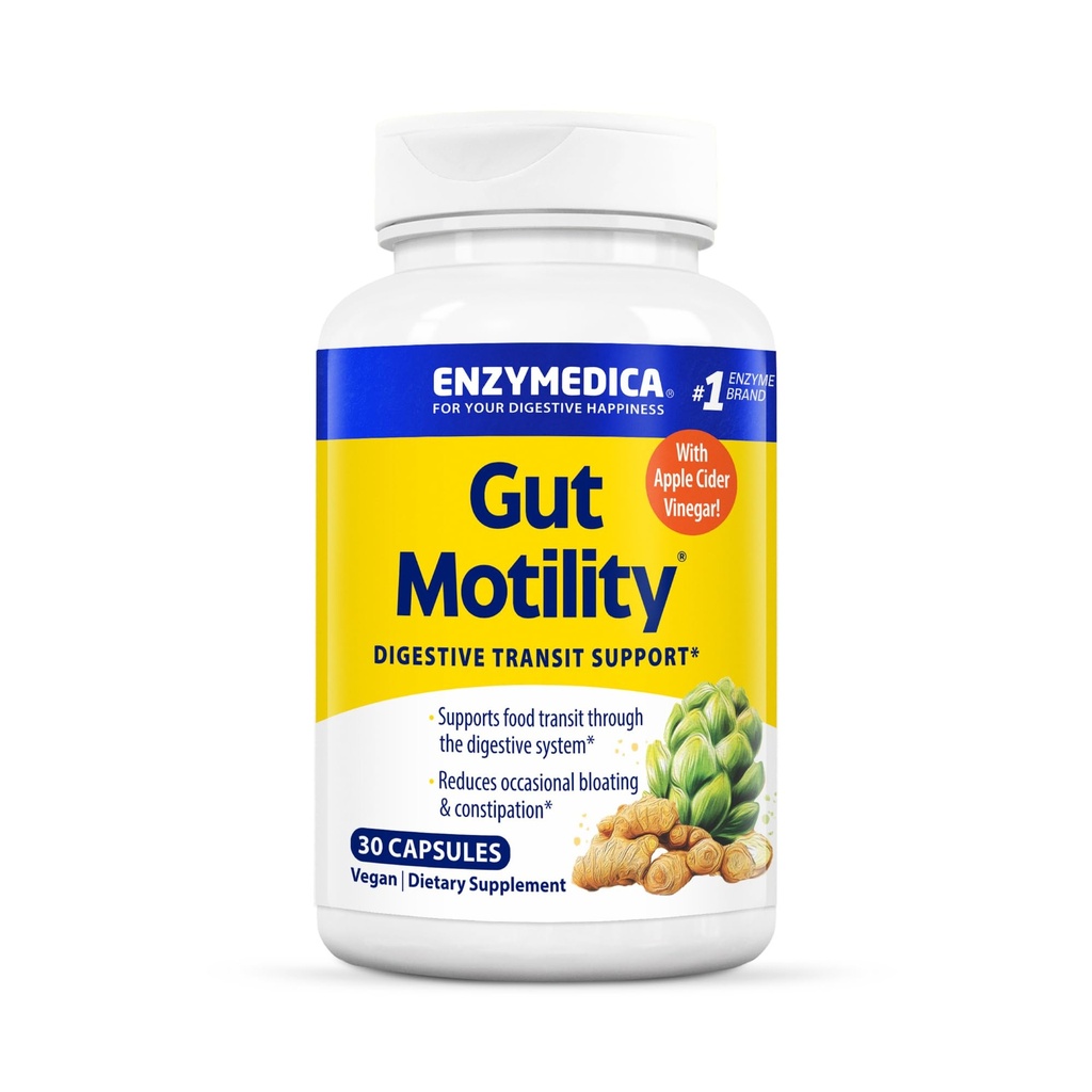 Enzymedica, Gut Motilitet, Digestiv transportstøtte, 30 greve