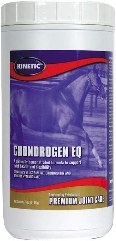 Kinetic Technologies 044022 Chondrogen Eq pulver for hesteledd Molasses (150 dose), 75 oz