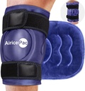 XXL Ice Pack Wrap Rundt Knee Etter kirurgi, Reusable Gel Large Ice Pack For Skader, smertelindring, Svelging, Sportsskader, 1 Pack Blå