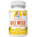 Dr. Danielle Bee Wise - Bee Pollen Supplement - Bee Well with Royal Jelly, Propolis, Pippollen i 4 Daily Bee Pollen Kapsler