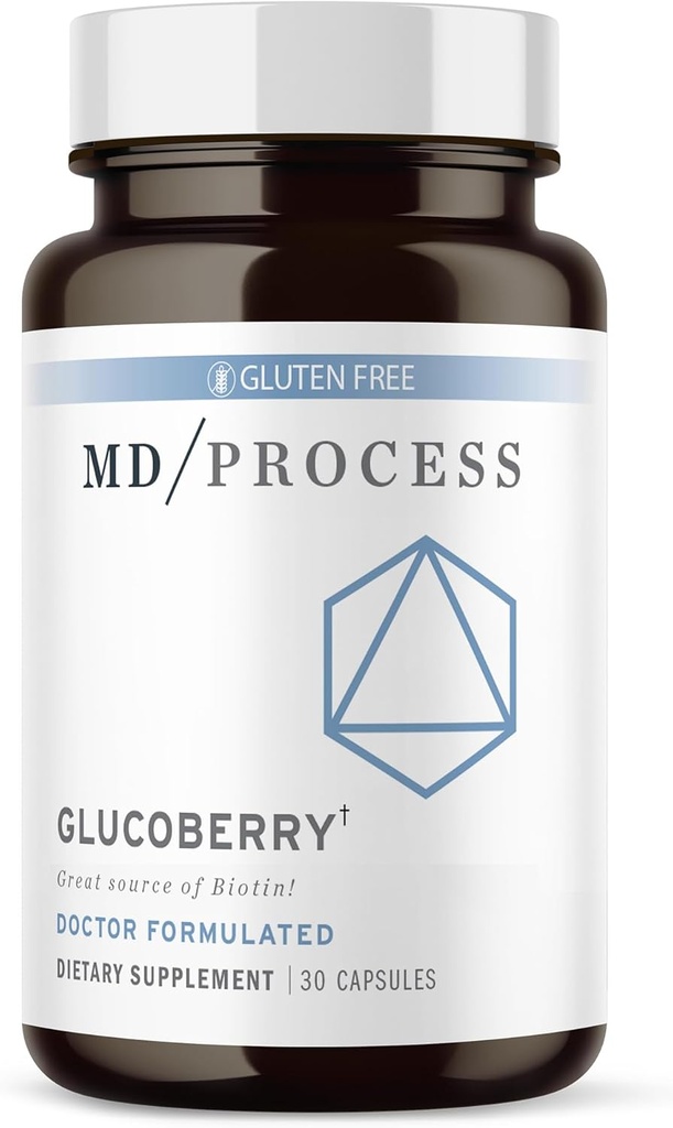 GlucoBerry Maqui Berry ekstrakt med kromium Picolinat for blod helse støtte - med Biotin og Gymnema Sylvestre - legeformulert - 30 kapsler