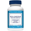 Vitamin Shoppe Beta-Caroten 2500IU (Vitamin A), Antioksidant støtte for visjon og immun helse (300 Softgels)